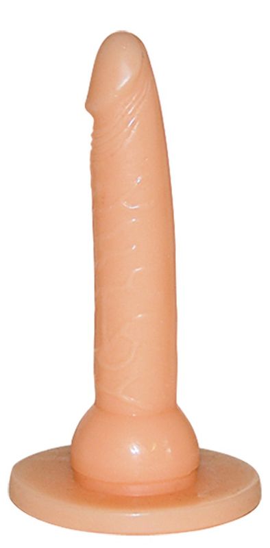 Strap-on med 3 dildoer - Hudfarget