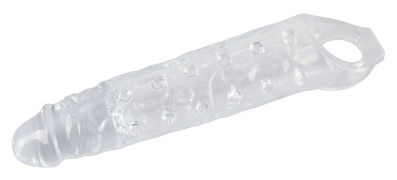Crystal Clear - Penishylse med kulering - Gjennomsiktig