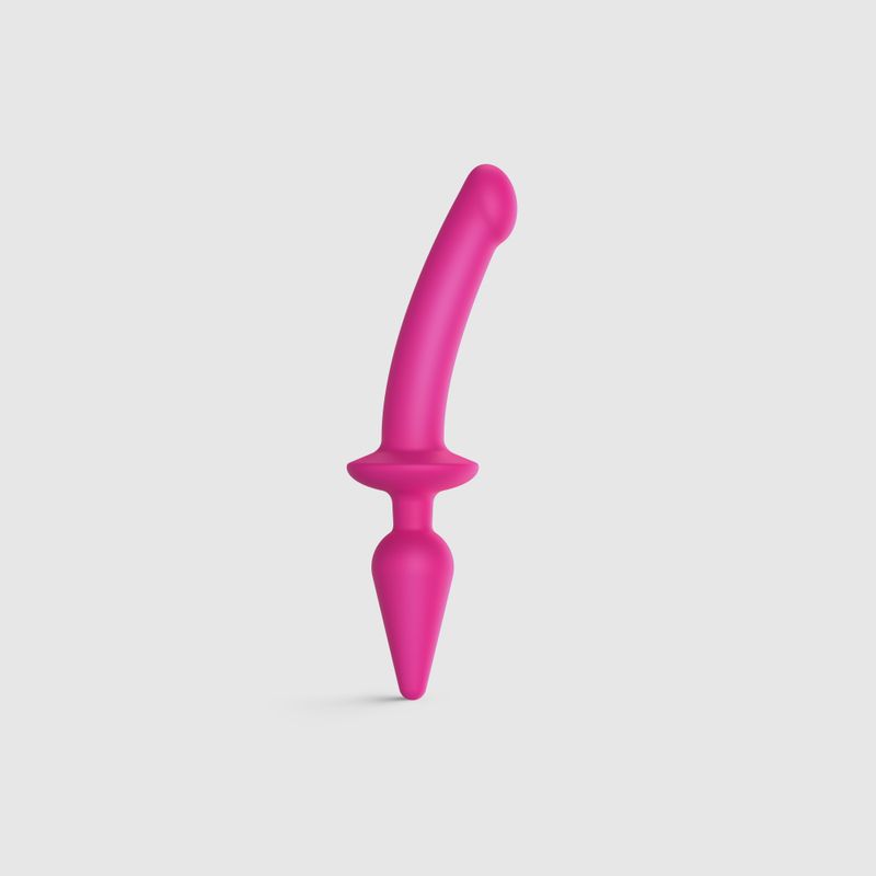 STRAP-ON-ME - SWITCH PLUG-IN REALISTIC DILDO FUCHSIA - L