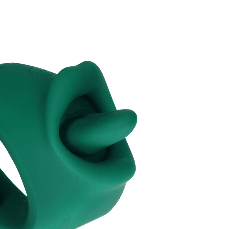 LOVELINE - Slikkende å Vibrerende Tungevibrator – Grønn