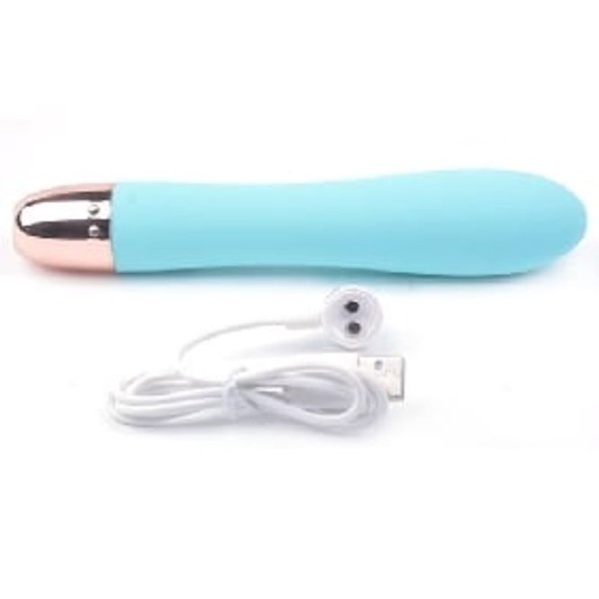 Hovedbilde EROTIC - Classic Vibrator - Turkis oppladbar