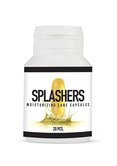 Hovedbilde Splashers - Glidemiddel kapsler - 20P