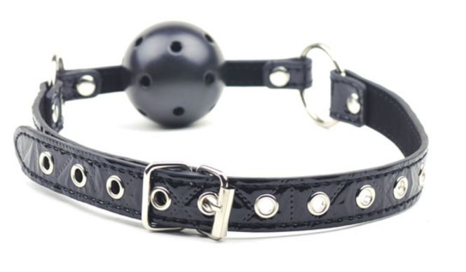 Hovedbilde Erotic - Ballgag med pustehull - Sort