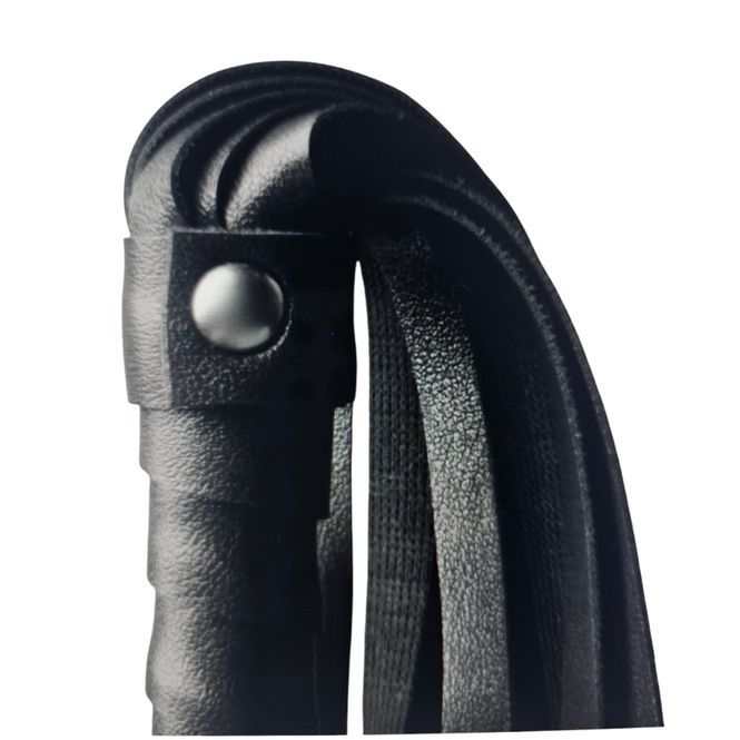 Hovedbilde Whip - flogger - SORT PVC pisk