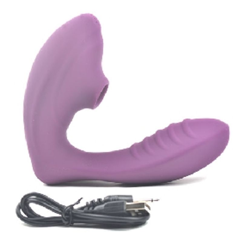 Erotic - Klitoris og G-punktvibrator - MørkLilla