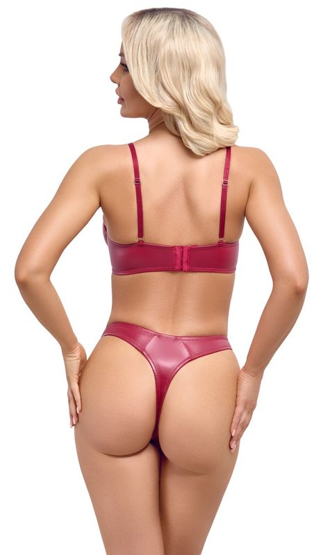 COTTELLI LINGERIE - rød wetlook