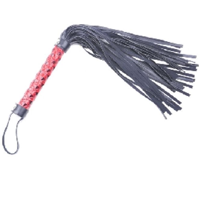 Hovedbilde Erotic - Embossed WHIP - RØD-SORT