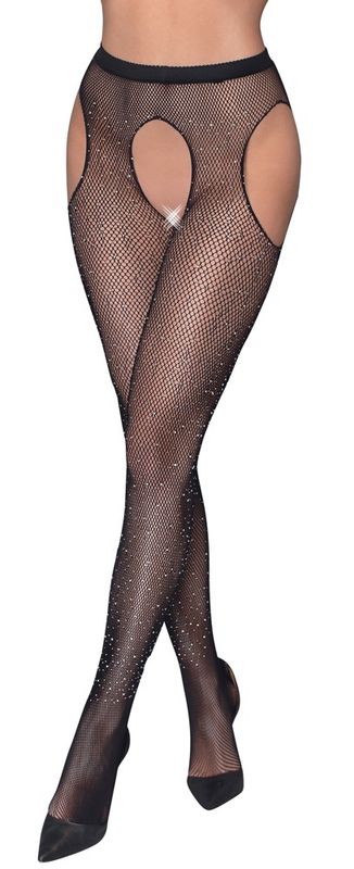 Cottelli LEGWEAR - Sparkly nett onesize