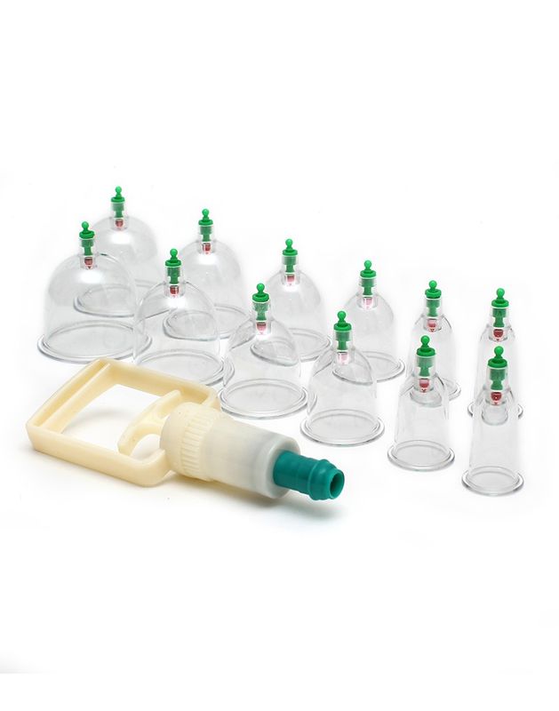 RIMBA BONDAGE PLAY - CUPPING SET WITH 12 CUPS