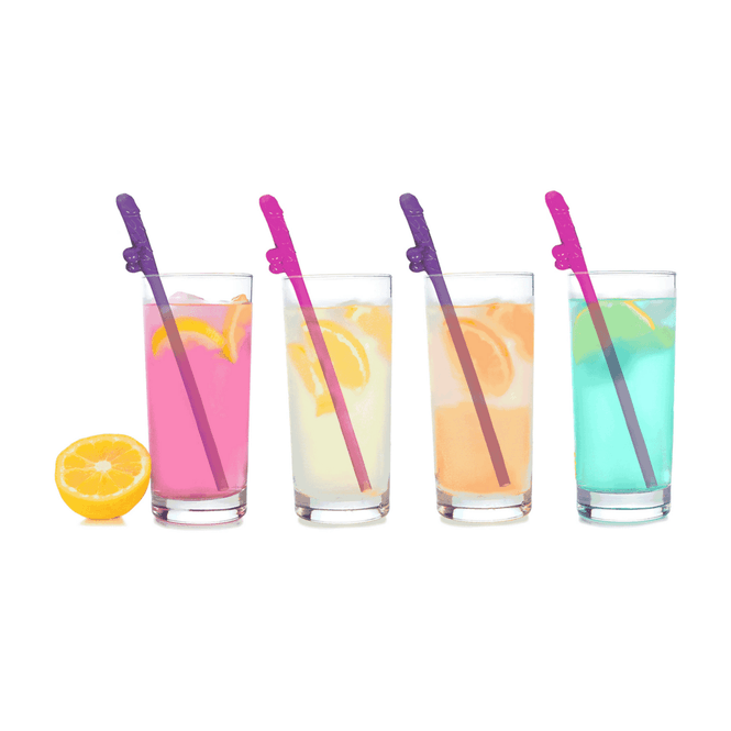 Hovedbilde Penis - Party Straws. - Lilla Rosa