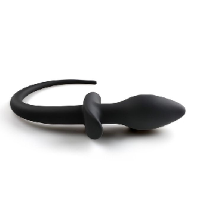 Hovedbilde BUTTPLUG MED HALE - SORT