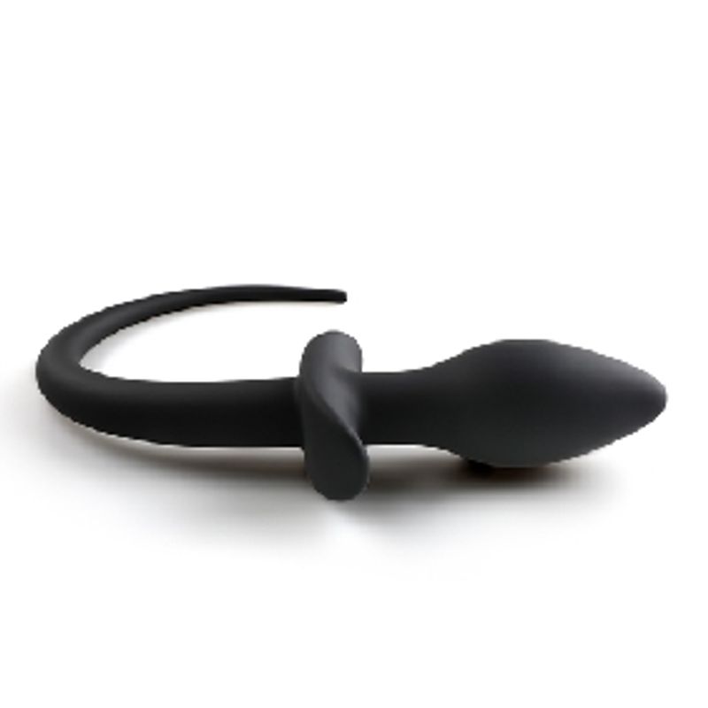 BUTTPLUG MED HALE - SORT