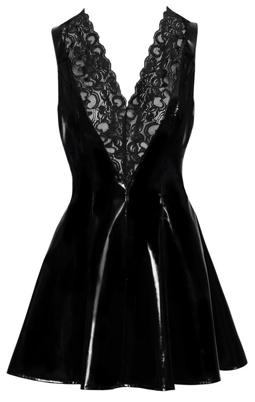 BLACK LEVEL - Vinyl Dress svart